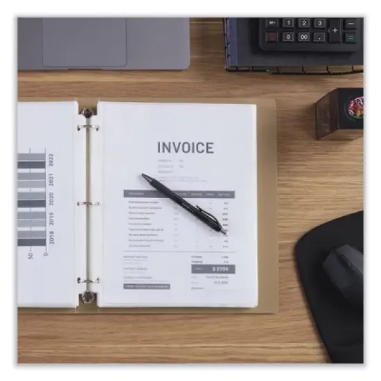 Universal Heavy Gauge Top-Load Poly Sheet Protectors - Letter - Case of 100 image {3}