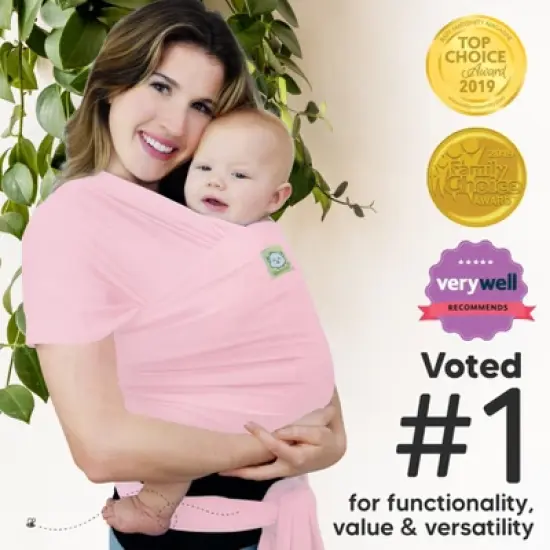 Original Baby Wraps Carrier, Baby Sling Carrier, Stretchy Infant Carrier for Newborn, Toddler image {2}