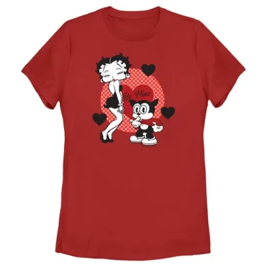 Women's Betty Boop Valentine's Day Bimbo Be Mine T-Shirt image {3}