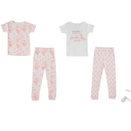 Cutie Pie Baby Girl Toddler and Infant Pajama Sleeper Set image {9}
