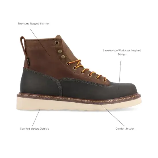 TAFT 365 Men's Model 001 Lace-up Ankle Boot image {7}