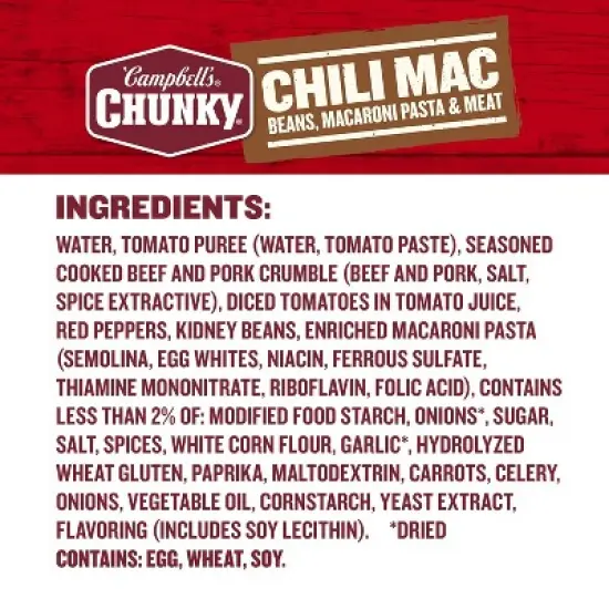 Campbell's Chunky Chili Mac Soup - 18.8oz image {8}