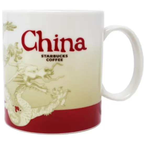 Starbucks Global Icon Series China Ceramic Mug, 16 Oz image {2}