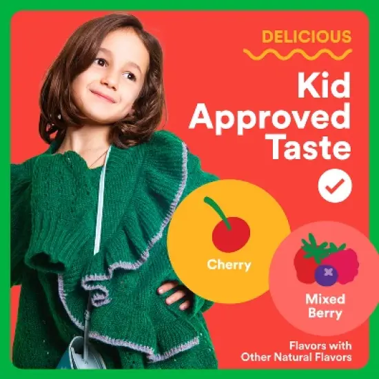 SmartyPants Organic Kids Multi & Vegetarian Omega 3 Gummy Vitamins with D3, C & B12 - 90 ct image {6}