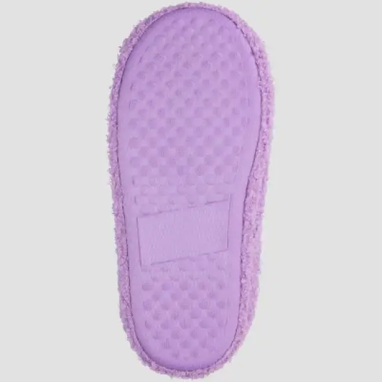 Girls' Joe Boxer Plush Clog Slippers - Purple image {5}
