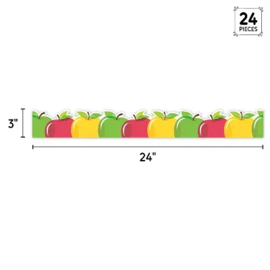 Creative Teaching Press&reg; Apple Time Apples EZ Border, Bulletin Board Border, 48 Feet Per Pack, 3 Packs image {2}