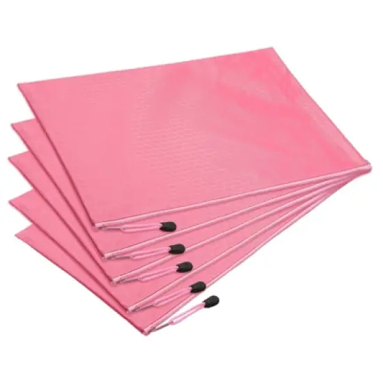 Unique Bargains Office Travel Waterproof Zipper File Storage Folders image {5}