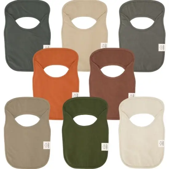 KeaBabies 8-Pack Hallo Baby Drool Bibs , Baby Bibs for Boys, Girls, Pull-on Bibs for Baby Boy, Baby Girl, Baby Bib Unisex image {9}