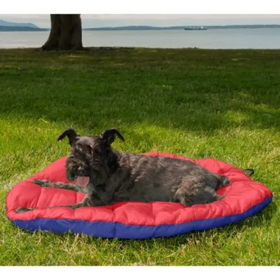 FurHaven Trail Pup Packable Stuff Sack Travel Pillow Bed for Dogs & Cats image {4}