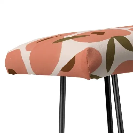 Alisa Galitsyna Peach Harvest Bench Orange/Black - Deny Designs image {2}