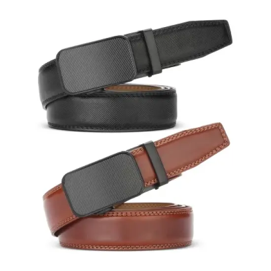 Mio Marino | Men's Indented Designer Ratchet Belt image {2}