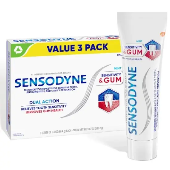 Sensodyne Sensitivity Gum and Enamel Mint Toothpaste - 2.3oz image {13}