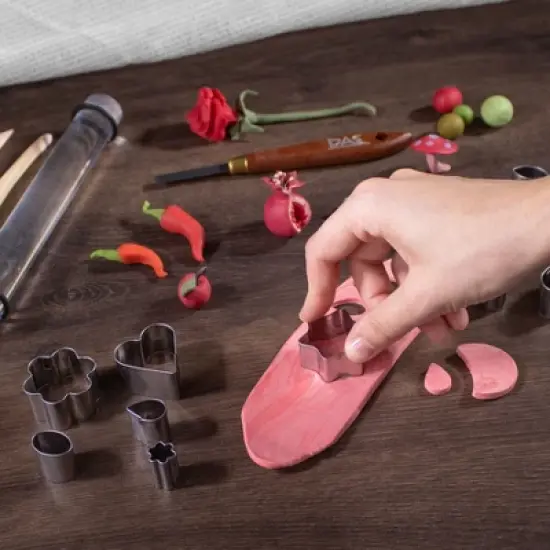 DAS&reg; Modeling Clay Tools, Metal Cutters, 12 Pieces image {3}