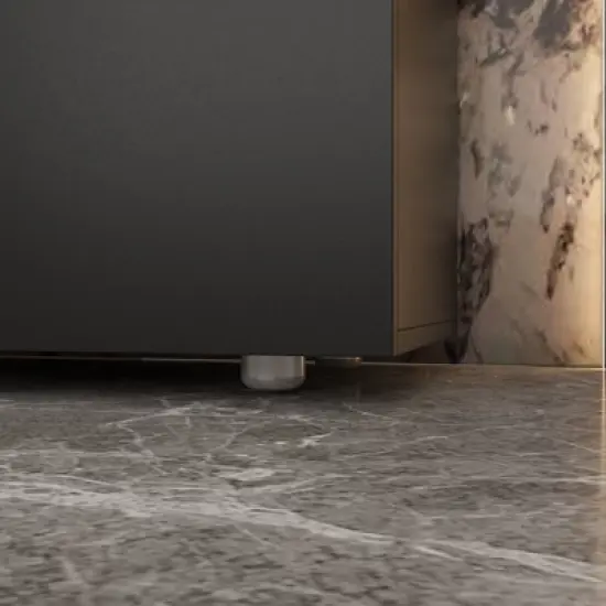 Famapy Black Six Drawer Dressers Minimalist Style Smooth Surface image {6}