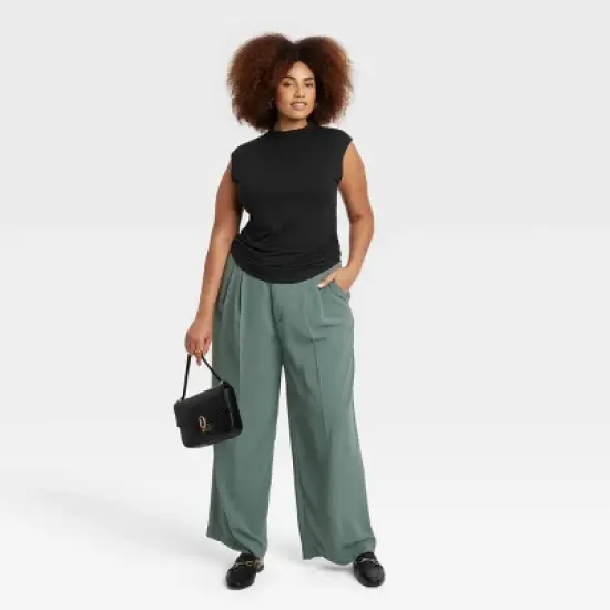 Women's Short Sleeve Side Ruched T-Shirt - A New Day&trade; image {2}