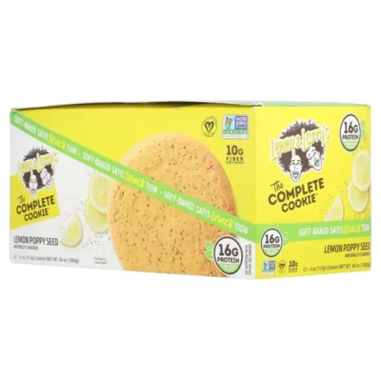 Lenny & Larry's The Complete Cookie&reg;, Lemon Poppy Seed, 12 Cookies, 4 oz (113 g) Each image {4}
