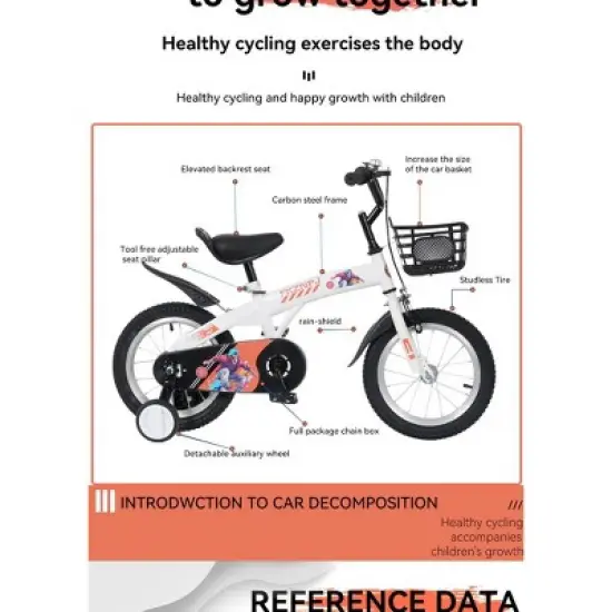 Gulches Kids' Bike for 5-10 Years Old (39-49" Rider Height), Durable Steel Frame, Rear Coaster & Front V-Brakes, 85% Pre-Assembled image {7}