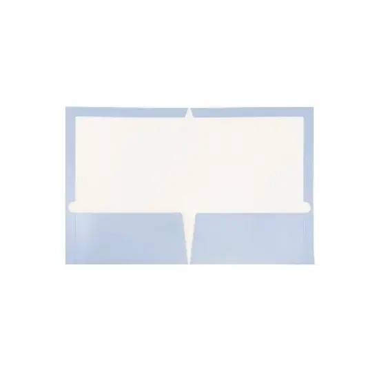 JAM Paper Glossy 2-Pocket Presentation Folders Assorted Colors 385GFASSRT image {2}