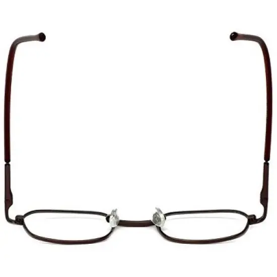 FlexPlus Designer Blue Light Blocking Reading Glasses Model 96 Shiny-Brown 43mm image {5}