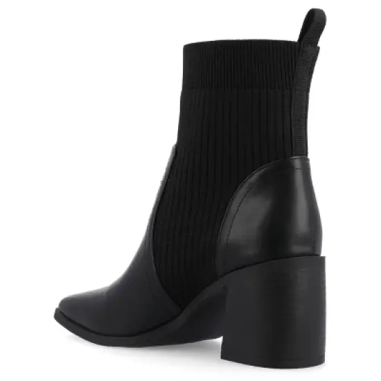 Journee Collection Medium and Wide Width Women's Tru Comfort Foam&trade; Harlowe Booties image {6}