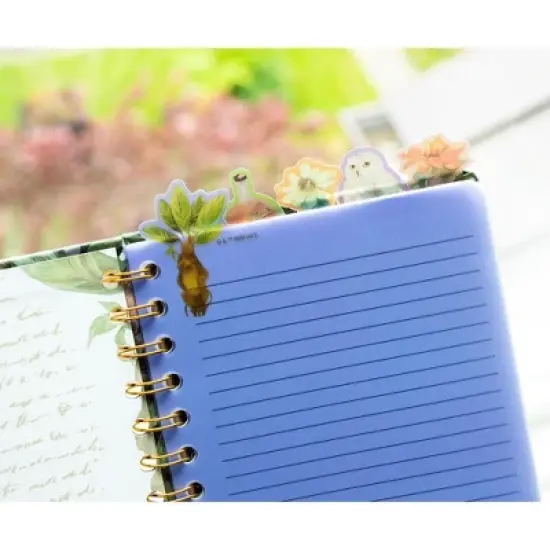 Silver Buffalo Harry Potter Mandrake Floral 5-Tab Spiral Notebook Journal image {3}