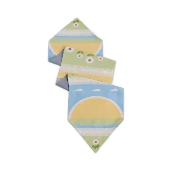 Classroom Decorative Fabric Table Runner - 64'' Long Spring Themed Table Dcor for Preschools and Daycare image {2}