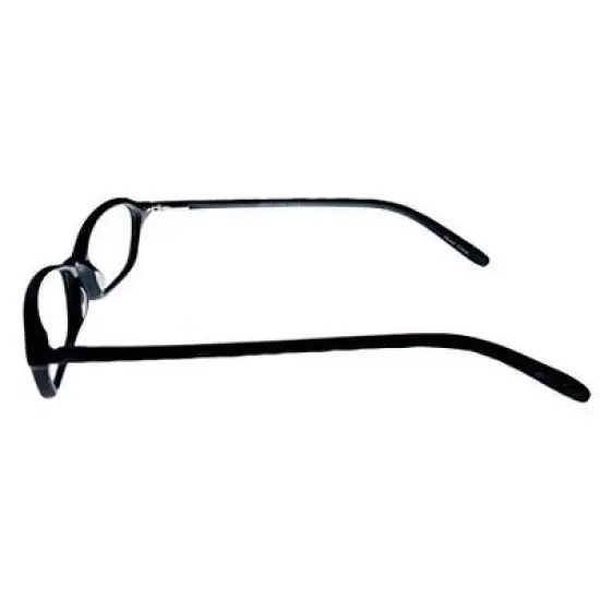 Jones New York J220 49mm Unisex Acetate Rectangular Designer Eyeglasses OR Blue Light Filter OR Reading Glasses in Black image {2}