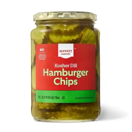 Kosher Dill Hamburger Chips - 24oz - Market Pantry&trade; image {3}