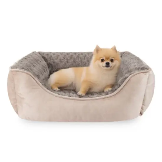 JOEJOY Rectangle Dog Bed,Sleeping Sofa Non-Slip Bottom Breathable Soft Puppy Bed Durable Orthopedic Calming Pet Cuddler image {7}