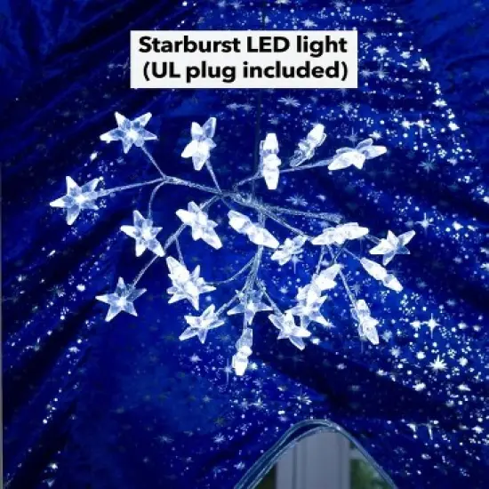 HearthSong Galactic Bed Tent With Starburst LED Light for Twin-Size Beds image {5}