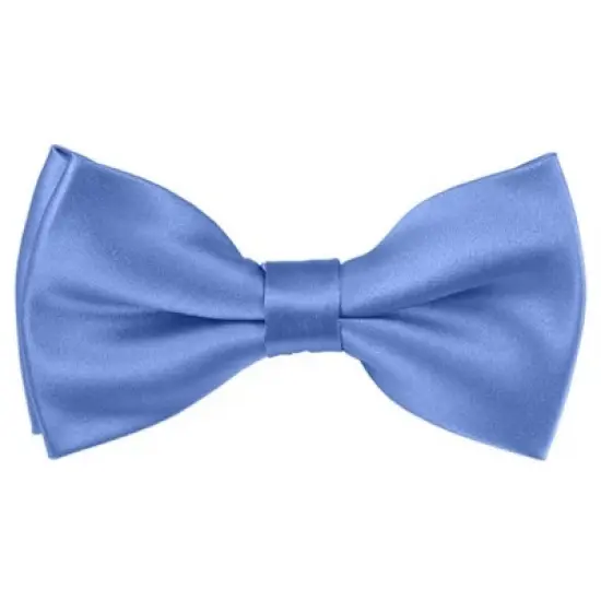 Men's Solid Color 2.5 W And 4.5 L Inch Pre-Tied adjustable Bow Ties image {20}