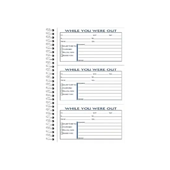 Adams Phone Message Pad 5.5 x 8.5 Ruled SC8603D image {1}