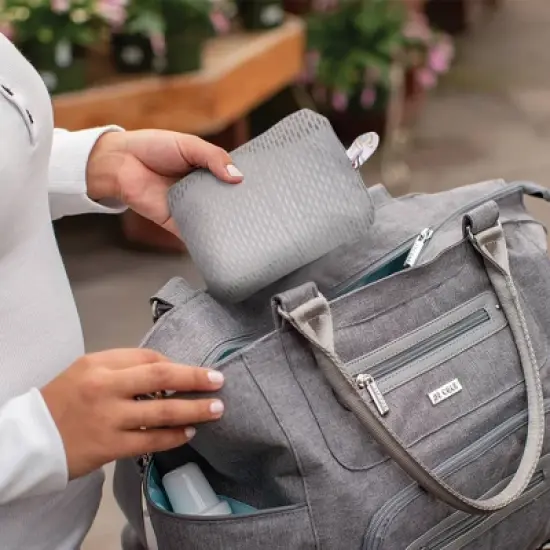 Boppy Compact Antibacterial Shopping Cart Cover - Gray image {4}