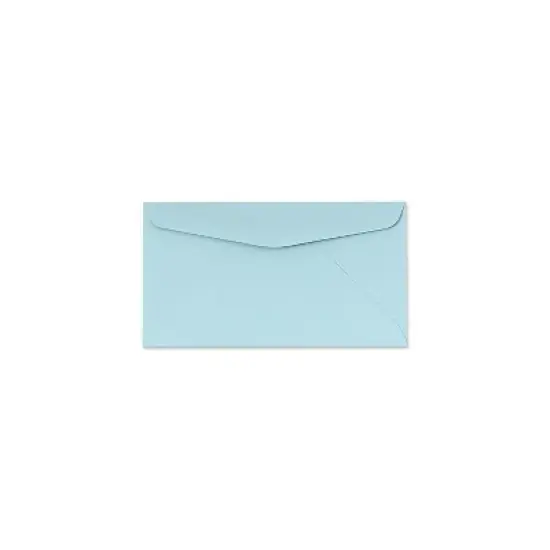 LUX 3 5/8" x 6 1/2" #6 3/4 60lbs. Regular Envelopes Pastel Blue 50/Pack 76245-50 image {1}