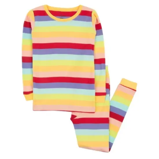Leveret Rainbow Cotton Pajamas   image {5}