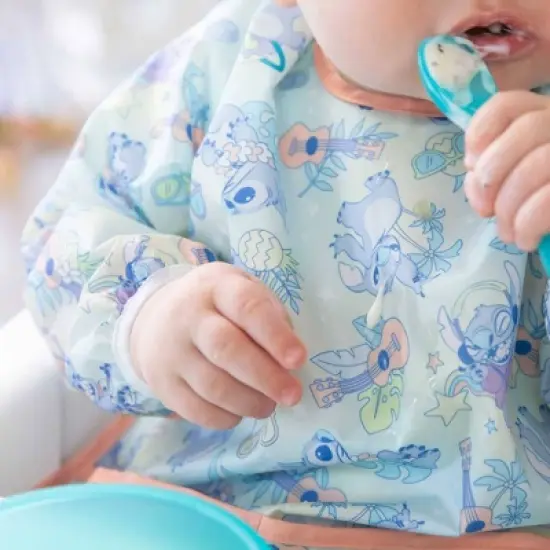 Bumkins Disney Longsleeve Bibs - Aloha Stich image {4}