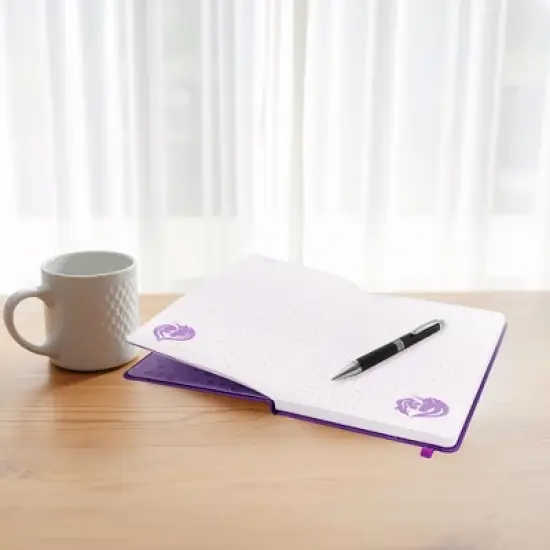 Inkology, LLC Unicorn Academy 80-Page Vegan Leather Notebook | 5 x 8 Inches image {8}