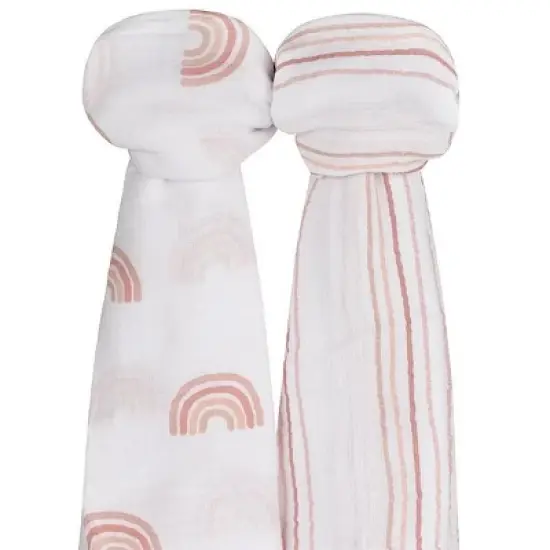 Ely's & Co. Cotton Muslin Swaddle Blanket  2 Pack image {2}