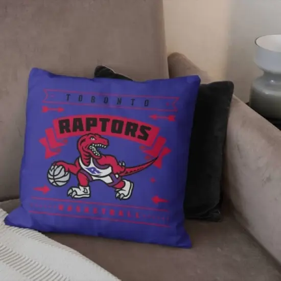 NBA Toronto Raptors Hardwood Classics Printed Throw Pillow image {3}