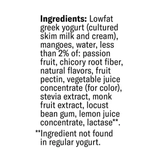 Chobani 15g Tropical Punch Greek Yogurt Drink - 7 fl oz image {8}