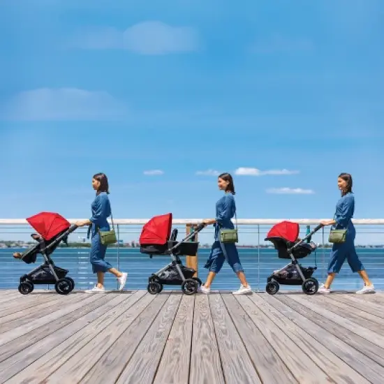 Evenflo Pivot Modular Travel System with LiteMax Infant Car Seat with Anti-Rebound Bar image {20}