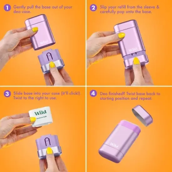 Wild Cosmetics Cream Deodorant - Honey & Cactus Flower - Aluminum-Free image {5}