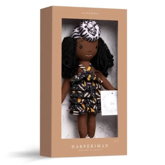 HarperIman Rae 14'' Plush Linen Doll image {7}