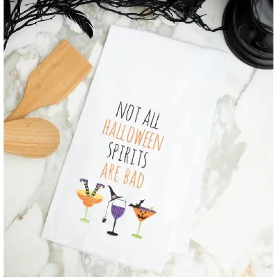 C&F Home Halloween Sprits Cotton Embroidered Flour Sack Kitchen Towel image {1}
