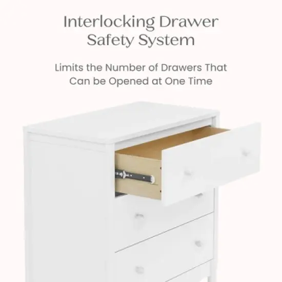 Delta Children William 3 Drawer Dresser with Changing Top image {4}