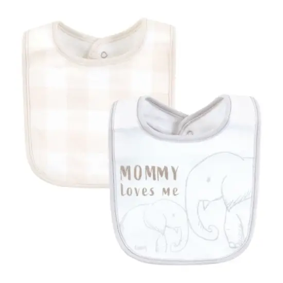 Hudson Baby Cotton Bib and Sock Set, Little Peanut, One Size image {5}