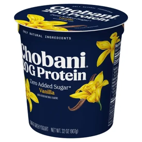 Chobani 20g Protein Vanilla Greek Yogurt - 32oz image {2}