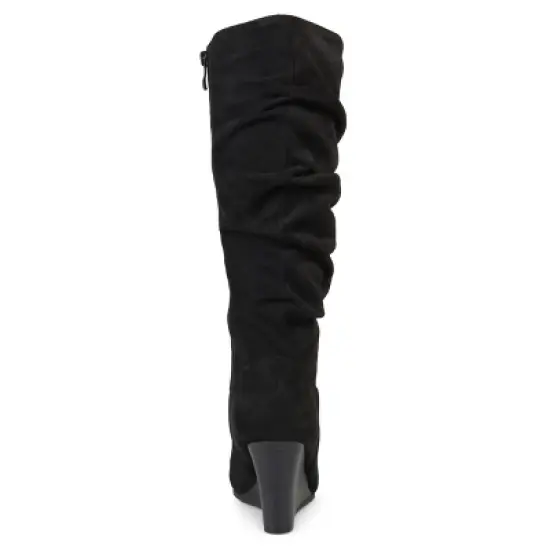 Journee Collection Womens Haze Wedge Knee High Boots image {2}