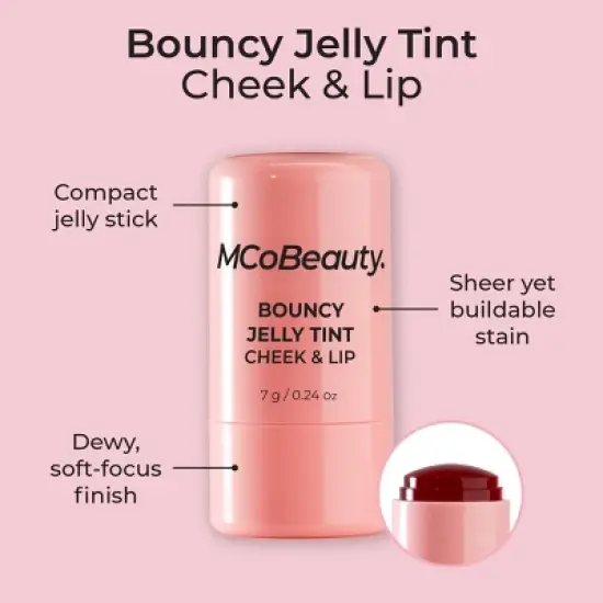 MCoBeauty Jelly Cheek & Lip Stick - 0.17oz image {8}
