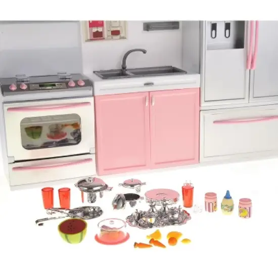 Link Little Chef Battery Operated Deluxe Modern Kitchen Playset With Oven And Fridge image {6}